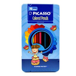 مداد رنگی 12رنگ فلزی پیکاسو 