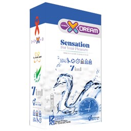 کاندوم ایکس دریم مدل Sensation بسته 12 عددی

