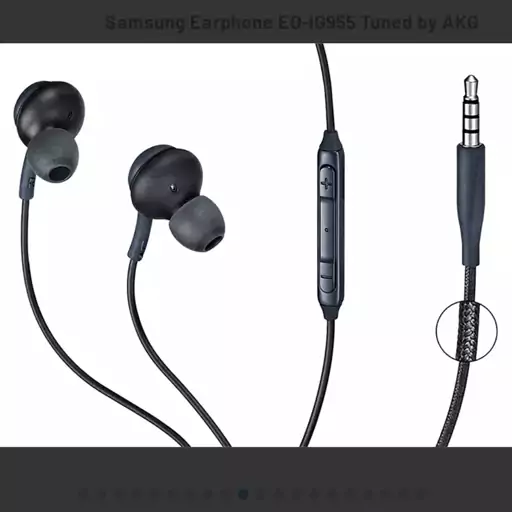 هندزفری جک 3.5 میلیمتری akg سامسونگ (های کپی) Samsung Earphone EO-IG955 Tuned by AKG

