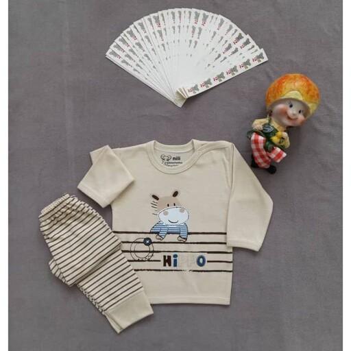 لباس نوزادی و بچگانه بلوز شلوار  اسپرت هیپو چاپ عالی 