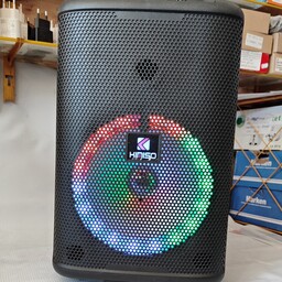 اسپیکر بلوتوث کیمیسو 846 سایز 8 اینچ  دارای دسته بلند جابجایی چرخ دار پخش موسیقی از کارت حافظه و فلش میکروفن کنترل ...