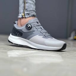 کفش پیاده روی مردانه هومتو بند دیسکی فوق العاده راحت رنگ خاکستری