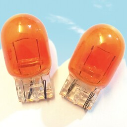 لامپ خودرو نارنجی تک کنتاک (T20)21وات،ولتاژ کار 12 ولت،تعداد در بسته2 عدد.