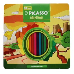 مداد رنگی پیکاسو جعبه فلزی سری KIDS