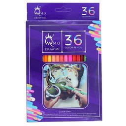 مدادرنگی 36 رنگ ام کیو جعبه مقوا ا MQ 36 Color Pencils
