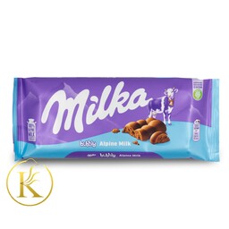 شکلات تابلت شیری حبابی میلکا (100 گرم) milka

