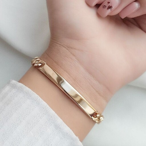 دستبند زنانه جدید - دستبند دخترانه - دستبند طرح طلا - دستبند ژوپینگ 