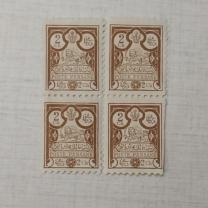 4 عدد تمبر زیبای محرابی زیبا