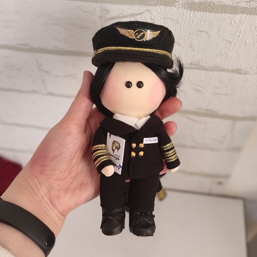 عروسک پسر خلبان 15 سانتی 