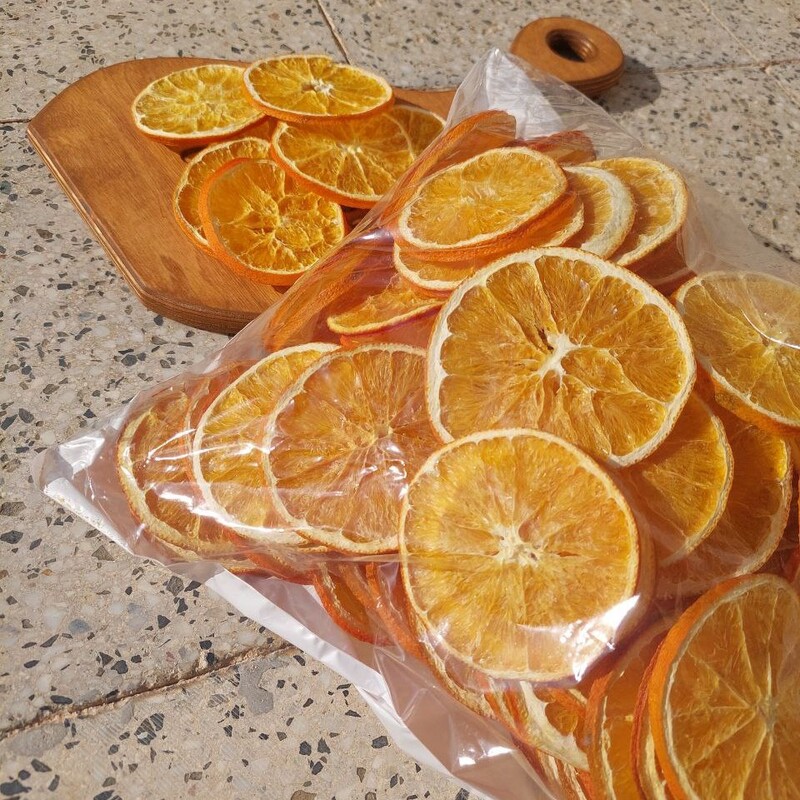چیپس میوه پرتقال بسته بندی 250 گرمی دیاموند فروت 