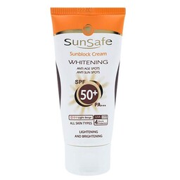 کرم ضد آفتاب سان سیف روشن کننده پوست SPF50 رنگی