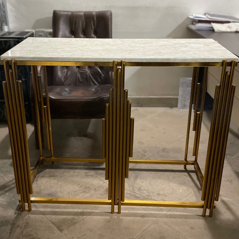 میز کنسول میز آرایش میز فلزی فورتیک مدرن مدل پیانو (ارسال با باربری ، به صورت پس کرایه)