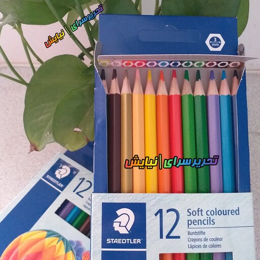 مداد رنگی 12 تایی استدلر