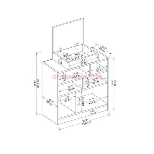 جاکفشی ارزان ساده پلاس محفظه واکس (پس کرایه)