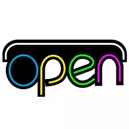 تابلو نئون فلکسی اپن یا باز است OPEN کد 520 -تابلو سازی رضا (پس کرایه) 