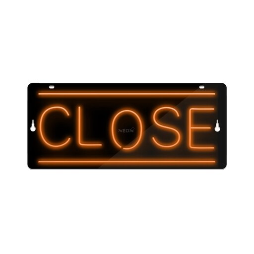 تابلو نئون فلکسی طرح بسته است CLOSE- کد NEON124 - تابلوسازی رضا