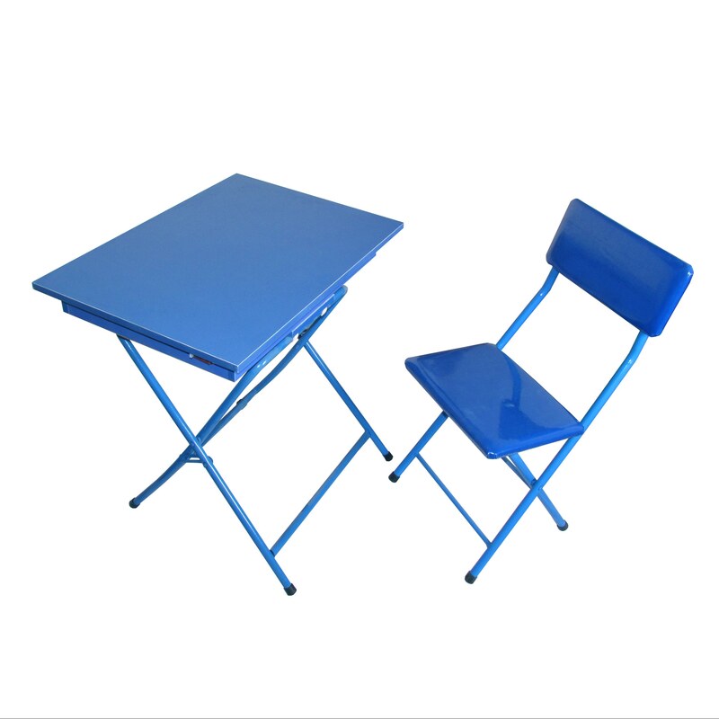 میز تحریر و صندلی میزیمو مدل تاشو کد 9251(مدل پایه رنگی)