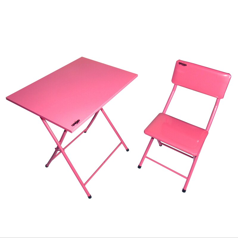 میز  و صندلی تحریر میزیمو مدل  دانشجو   کد 621(مدل پایه رنگی)