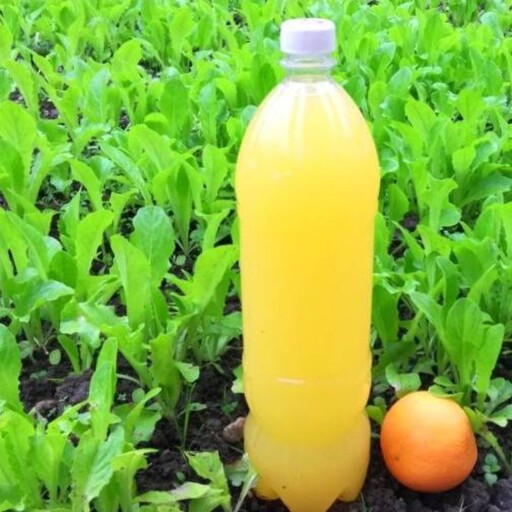 آب نارنج طبیعی بطری یک و نیم لیتری 