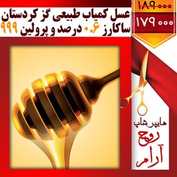 عسل  کمیاب طبیعی گز کردستان ساکارز  ( 0.6 درصد ) پرولین 999 خالص بدون شکر دیابتی