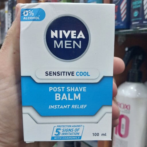 افتر شیو نیوا مدل SENSITIVE COOL اصلی و اورجینال بدون الکل حساس و خنک کننده ساخت آلمان  انگلیسی نویس