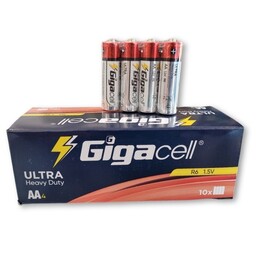 دوازده پک ( چهارتایی ) باطری قلمی Gigacell Ultra Heavy Duty R6 1.5V AA