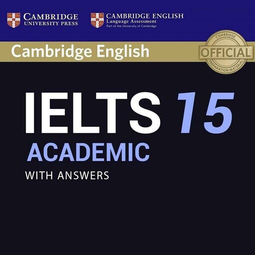 آیلتس کمبریج پانزده آکادمیک سایز وزیری  Cambridge English IELTS 15 Academic