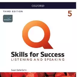 کیو اسکیلز فور ساکسس سایز رحلی Q Skills for Success 5 Listening and Speaking 3rd