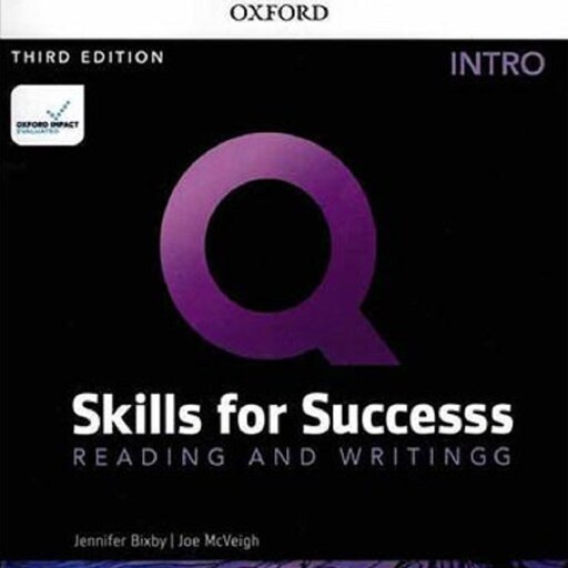 کیو اسکیلز فور ساکسس سایز وزیری   Q Skills for Success Reading and Writing Intro 3rd Edition