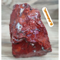 سنگ آکواریوم( کد 4)دکوری طبیعی جاسپر قرمز رنگ
