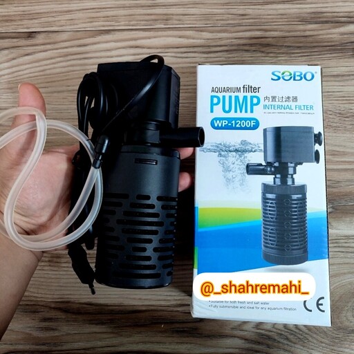 فیلتر داخلی تصفیه آب آکواریوم  مدل WP-1200F فیلتر داخلی آکواریوم سوبو  مدل WP-1200F 