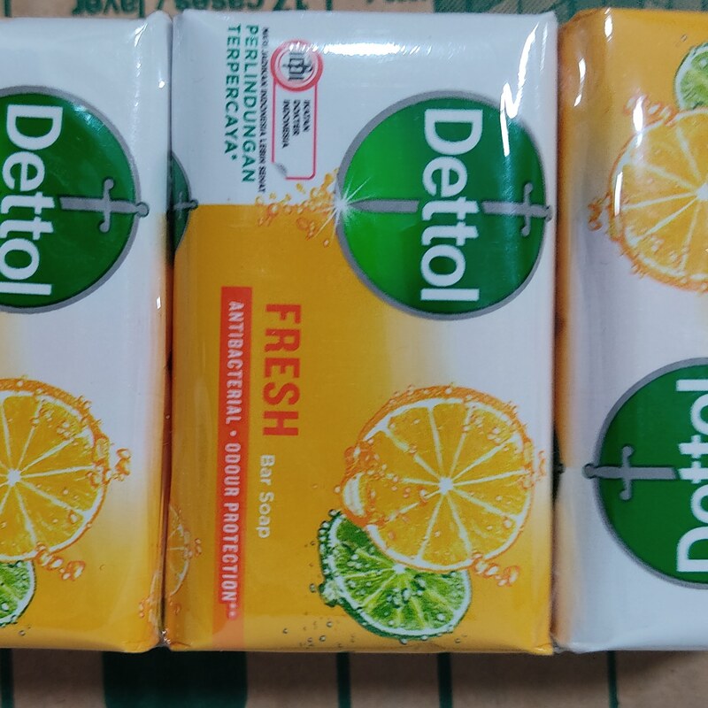 صابون خارجی 6 تایی ضد باکتری هر عدد 60 گرم لیمو پرتقال