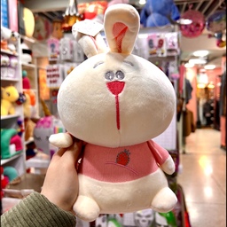 عروسک خرگوش لباس کبریتی ، وارداتی ، 30 سانتی