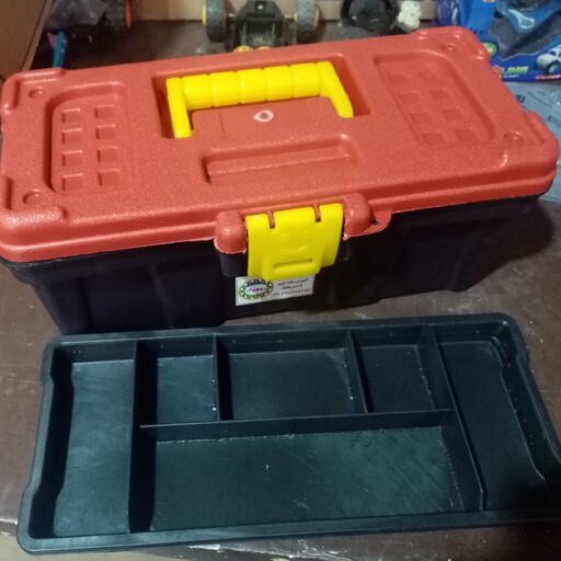 جعبه ابزار  پلاستیکی طبقه دار  مدل عمورباتیک کلاس رباتیک کوهبنان گنبکی فاریاب رابر انار  ارزوئیه راور  زهکلوت  نرماشیر 