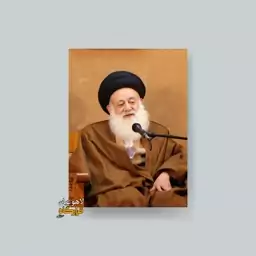 قاب عکس آیت الله سید محمد صادق حسینی طهرانی 8 ـ شاسی 10x15