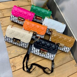 کیف دوشی زنانه مدل دیور زنجیری جنس درجه یک و تضمینی(ارسال رایگان)