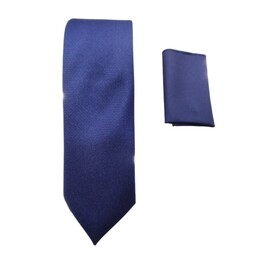 کراوات مردانه طرح دار کد 27 همراه با دستمال جیب ارسال رایگان