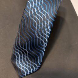 کراوات سورمه ای آبی مشکی ترکیبی ترک اصل کد4725 ( کاره جدیدمون هست تازه رسیده)