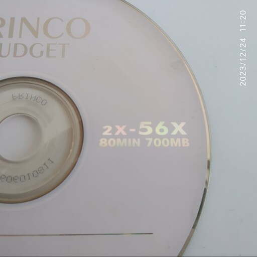 سی دی خام پرینکو تایوانی اصل رو آبی بسته 50 تایی CD PRINCOسیدی 