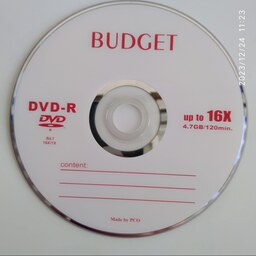 دی وی دی خام باجت قرمز  DVD BUDGETدیویدی