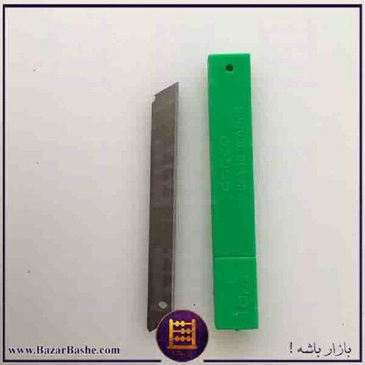 تیغ کاتر 45 درجه کوچک دورکو جعبه سبز تایوانی بسته 10 عددی