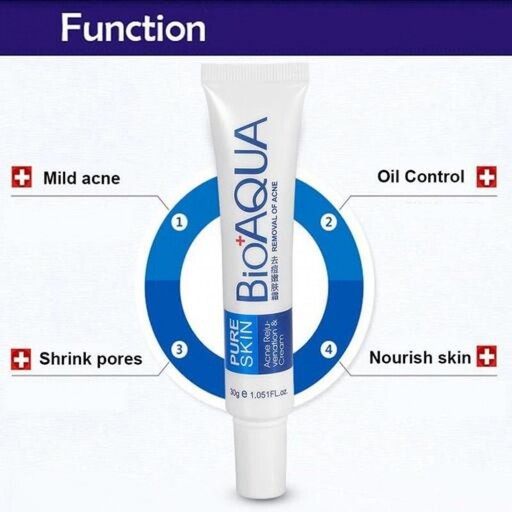 کرم تیوپی درمانی ضد جوش و آکنه اورژانسی بیوآکوا BIOAQUA REMOVAL OF ACNE CREA
کرم ضد جوش بیوآکوا کرم فوری ضدجوش