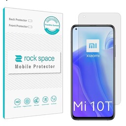 گلس ضدضربه شفاف مخصوص گوشی شیائومی Xiaomi Mi 10T 5G برند راک اسپیس    