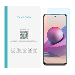 گلس ضدضربه آنتی بلو مخصوص گوشی شیائومی redmi note 10s برند راک اسپیس  