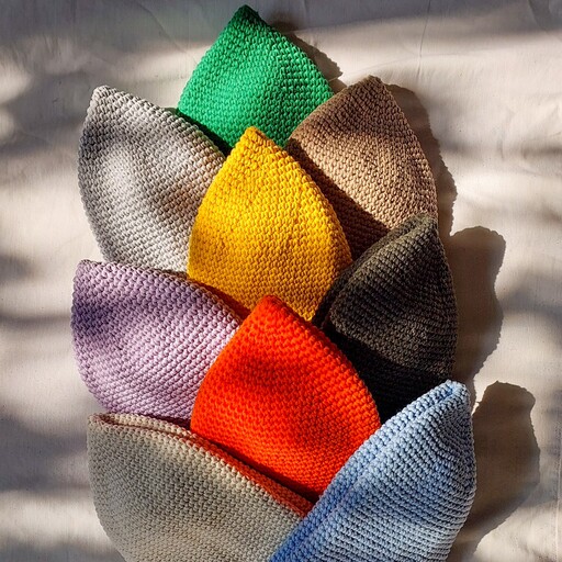 کلاه های رنگین کمونی، کلاه لئونی اسپورت  با رنگبندی کامل و زیبا