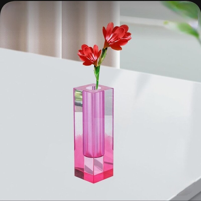 قالب سیلیکونی وارداتی گلدان مکعب استوانه مناسب برای رزین و سنگ مصنوعی 