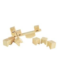 اسباب بازی چوبی دارمازو مدل بازی تعادلی دندونی مناسب همه سنین (ذهن خود را تقویت کنید)