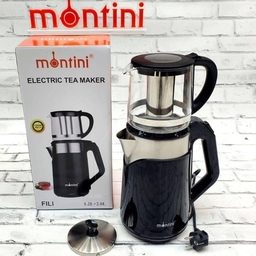 کتری برقی و چای ساز رو همی برند مونتینی montini - مدل FILI