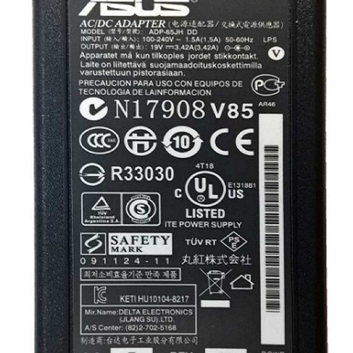 شارژر اورجینال لپ تاپ ایسوس Asus 19V 3.42A