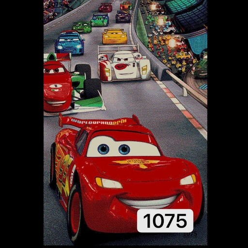 فرش کودک 6متری McQueen فرش 500 شانه pp